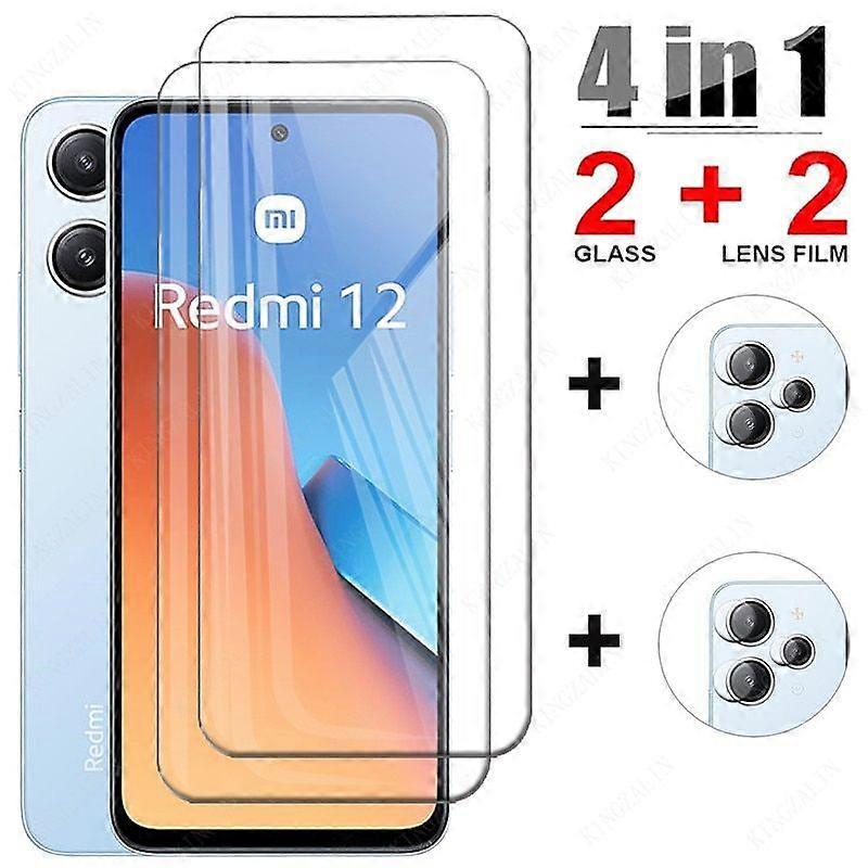 Tempered Glass for Xiaomi Redmi 12C Full Coverage Protective Glass Screen Protector