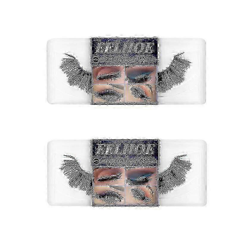 Eyelashes Eyeliner Self-adhesive False Eyelashes Soft Natural Curly Thick False Eyelashes Eyeliner -