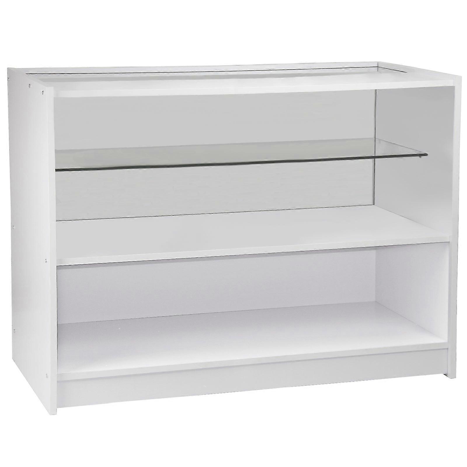 C1200 kiskereskedelmi üzlet pult - ragyogó fehér