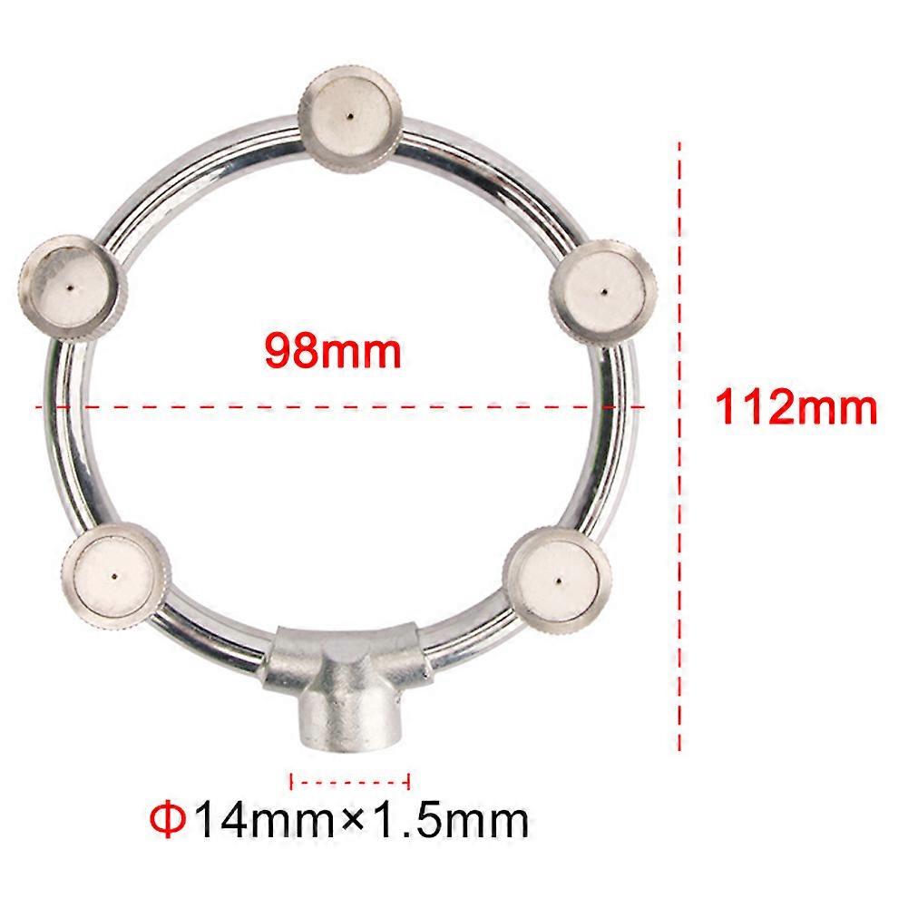 Stainless Steel Mist Nozzle for Agricultural Spraying Machine Accessory Uniform Fogging Multi-Purpose for Electric & Manual Sprayers 3 Sizes