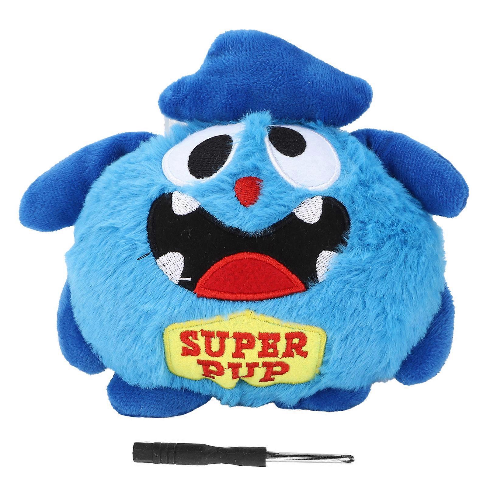 Dog Electric Bouncing Ball Toy Vibrating and Sounding Plush Cartoon for Motorized Entertainment Interactive Toy for Pets