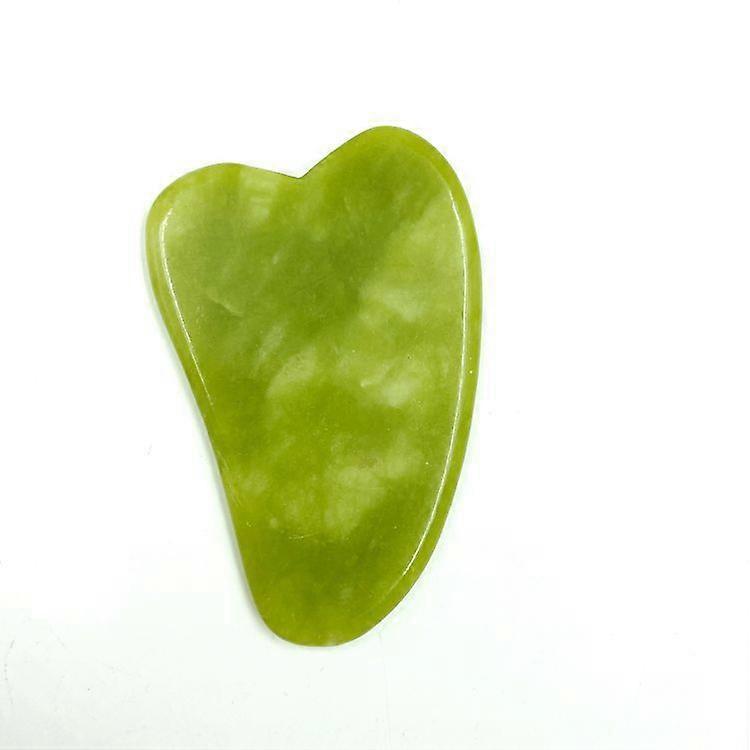 Pierre de massage Gua Sha Jade Vert