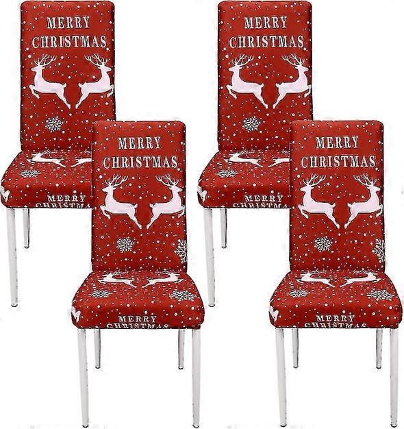 Christmas dining room chair covers