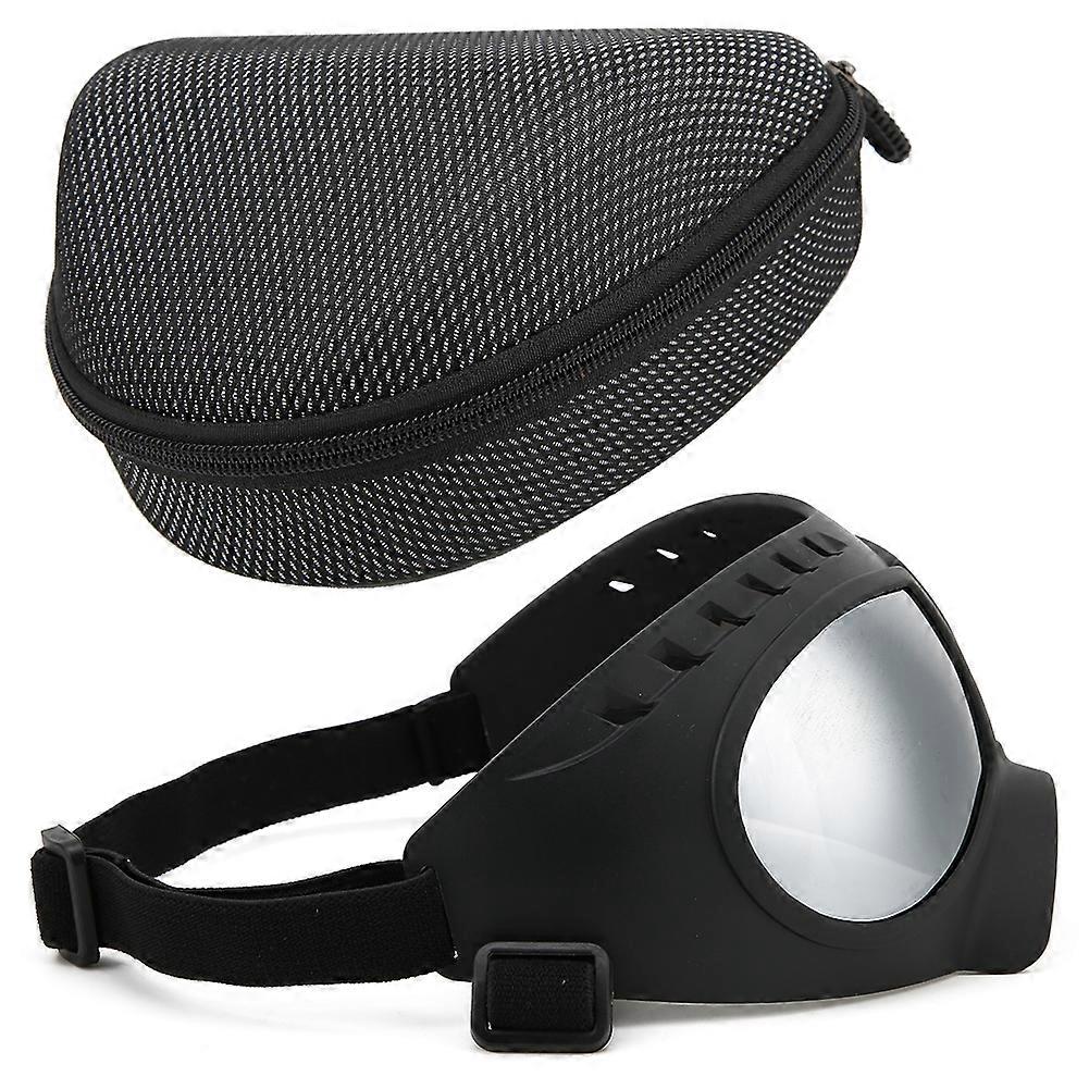 Windproof Pet Sunglasses with TPE Frame for Dogs - Adjustable Fit, UV Protection, Lightweight Design