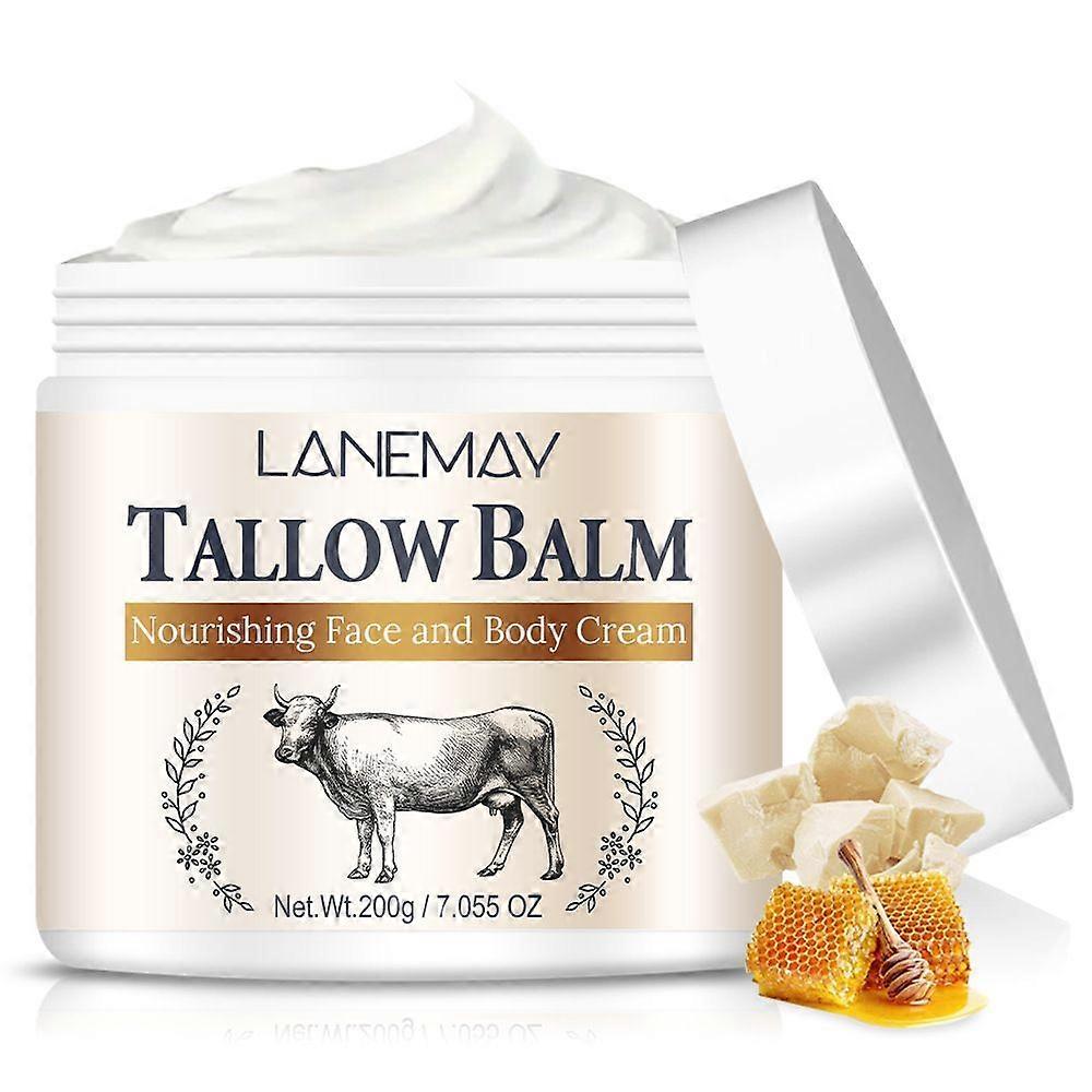 肌用ビーフタロー、顔用ビーフタローとハニーバーム、天然ビーフタローモイスチャライザー、ローハニー入りハイドレーティングタローバーム