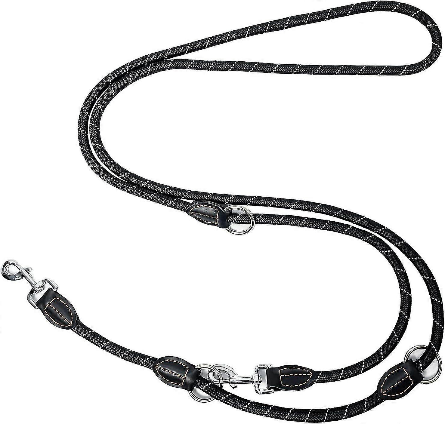 Dog Leash, 3m Multifunction Double Leash, 3 Direction Adjustable, Nylon Shoulder Leash