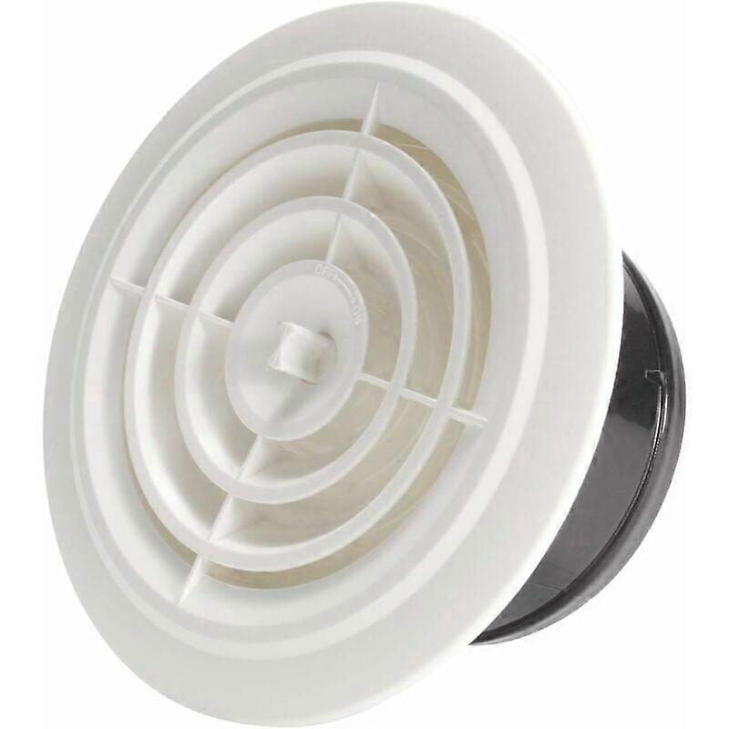 Round Air Vent Cover with Easy Installation for Ventilation System, Wall or Ceiling Mount Soffit Vent with Durable ABS Material (100mm)