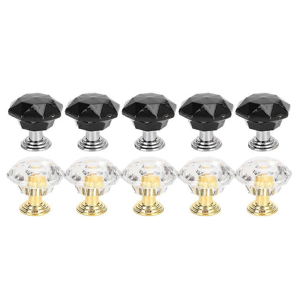 Diamond Shape Cabinet Door Knobs Cupboard Wardrobe Drawer Pulls Handles