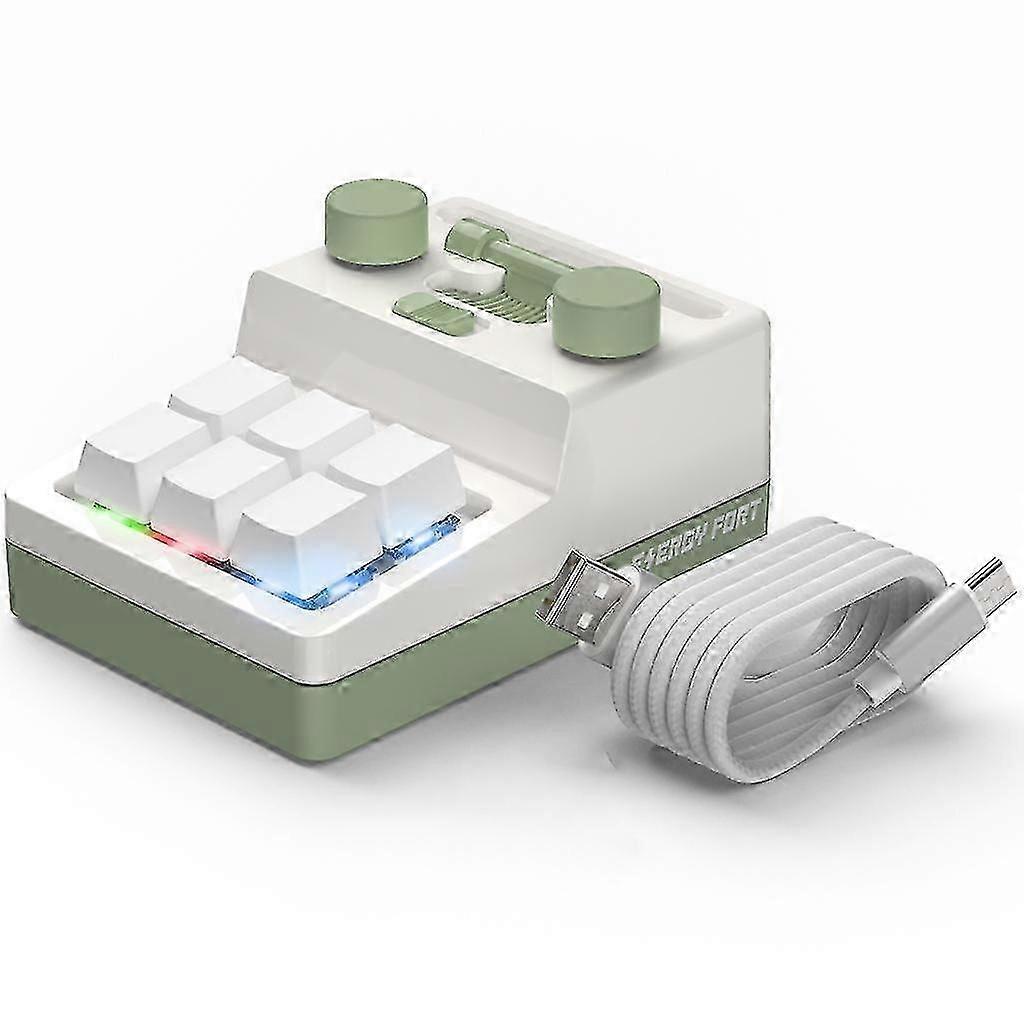 6 tasti Custom Macro Keyboard Mini tastiera Copia Incolla Gaming Tastiera meccanica