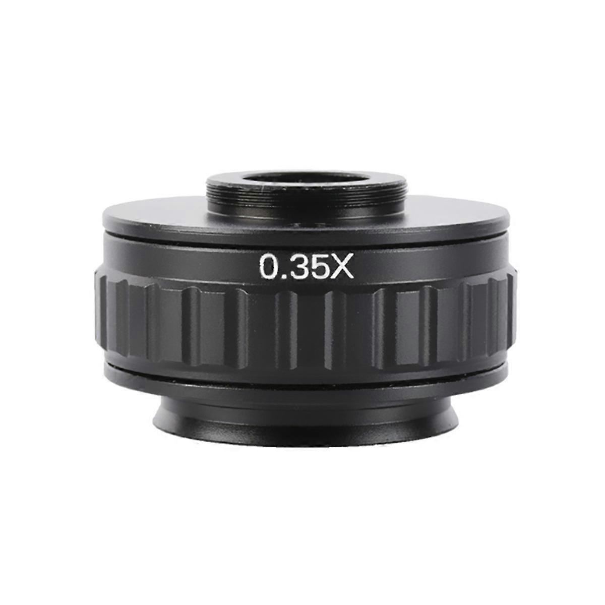 C-mount-adaptrar Objektiv 0,35X CCD för trinokulär stereomikroskopkamera 38 mm gränssnitt Ökat synfält