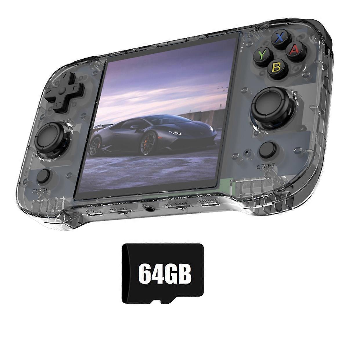 R46S console de jeu portable rétro 64G 15000 jeux 4,0 pouces RK3566 Linux lecteur vidéo portable pour émulateur GB A