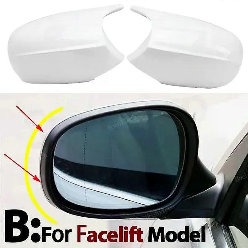 1 Pair Rearview Side wing mirror cover cap White M Look for BMW E90 E91 E92 E93 E81 E87 E82 E88 3 1 Series