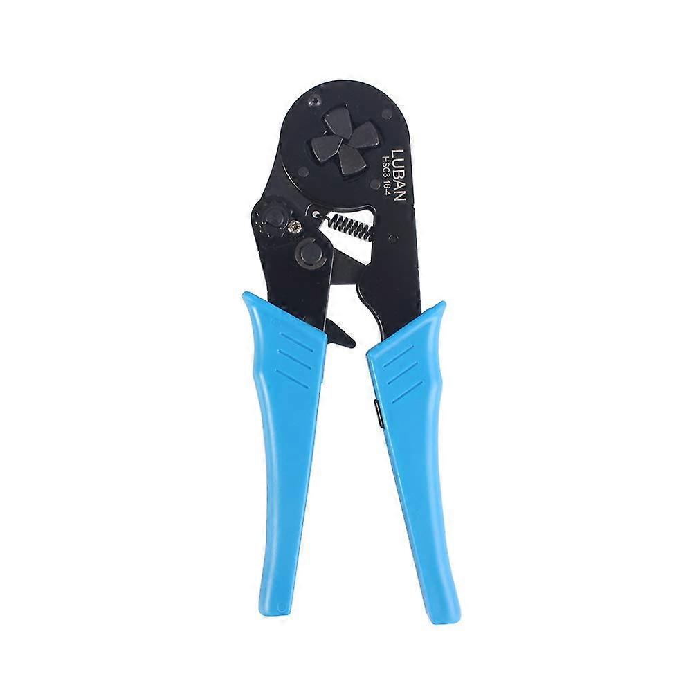 Ferrules Crimper Plier HSC8 16-4 for AWG 10-5, 6-16mm² Tubular Terminals, Heavy-Duty Crimping Tool