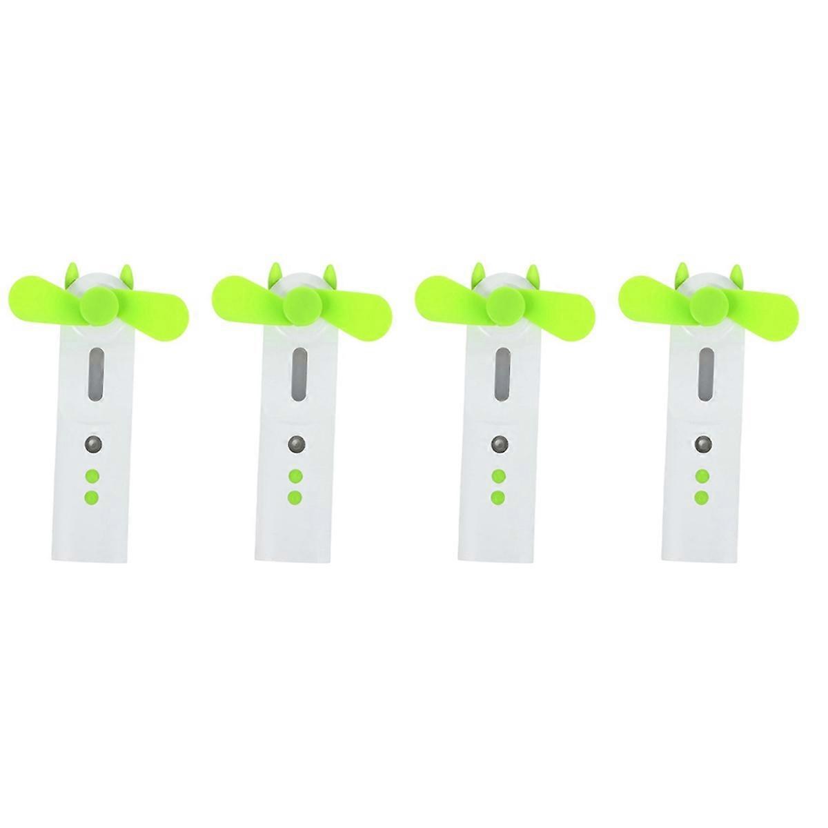 Rechargeable Mini USB Fan with Water Mist - Portable Handheld Cooling Fan for Travel, Outdoor, and I