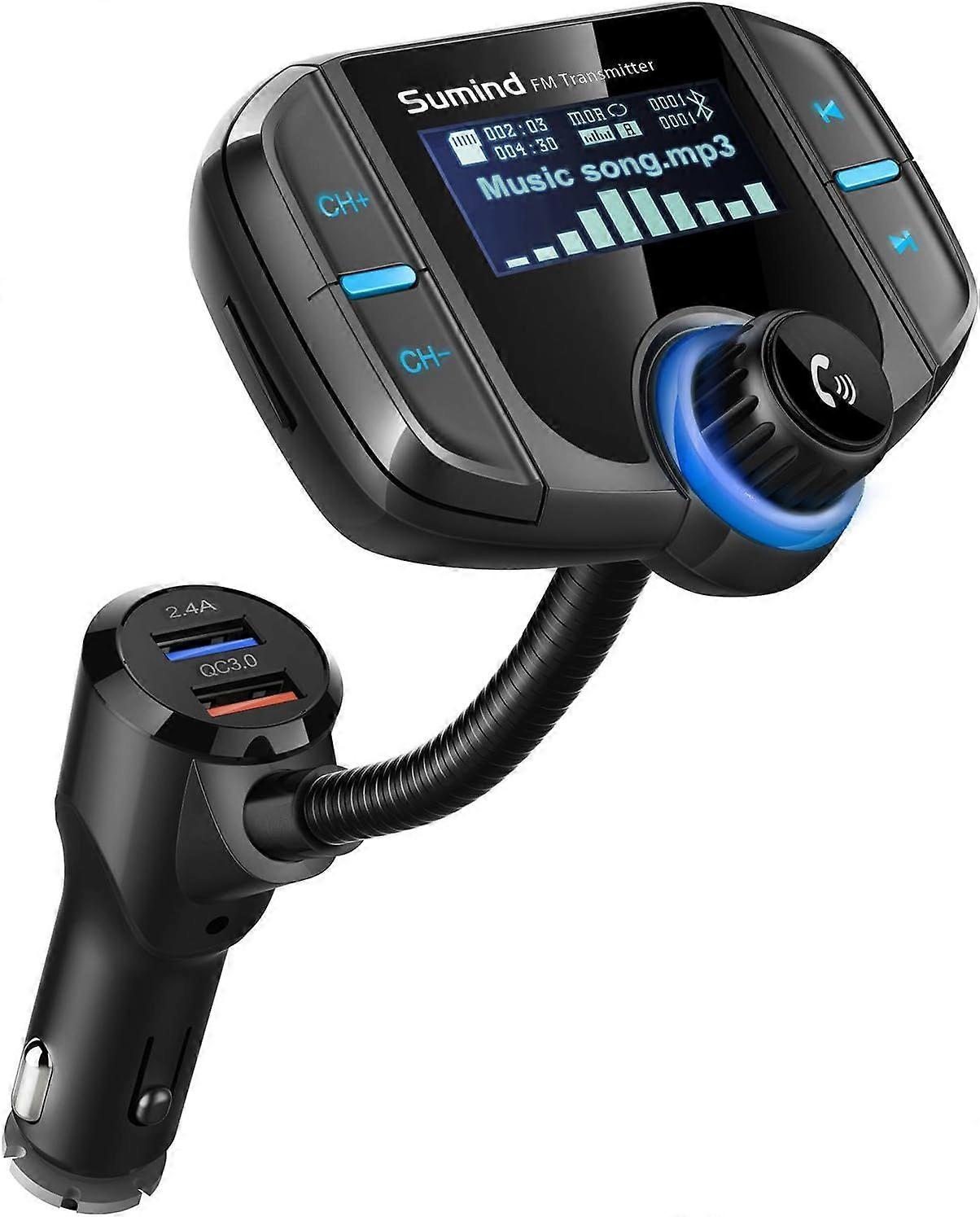 2025 Newest Model (Upgraded Version) Bluetooth FM Transmitter, Radio Adapter
