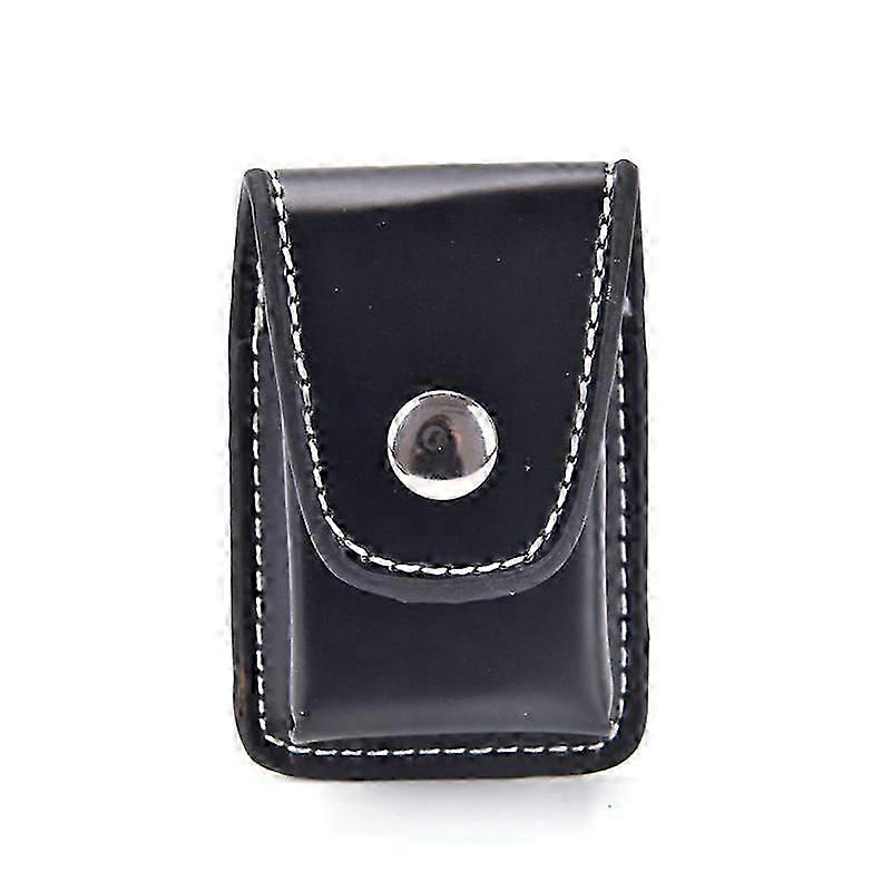Black Windproof Cigarette Lighter Pouch Case Box Holder With Belt Loop Waist Bag