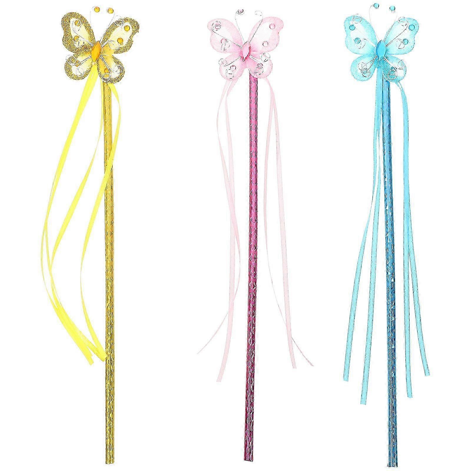 3Pcs Band Elemente Feenstab Zarter Feenstab Feenstab Spielzeug exquisites Feenstab-Dekor