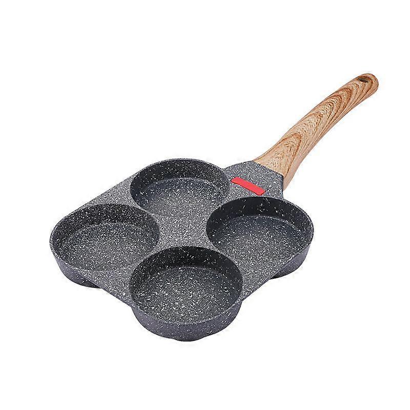 4-Slot Nonstick Frying Pan, Omelette and Pancake Pan for Induction and Gas