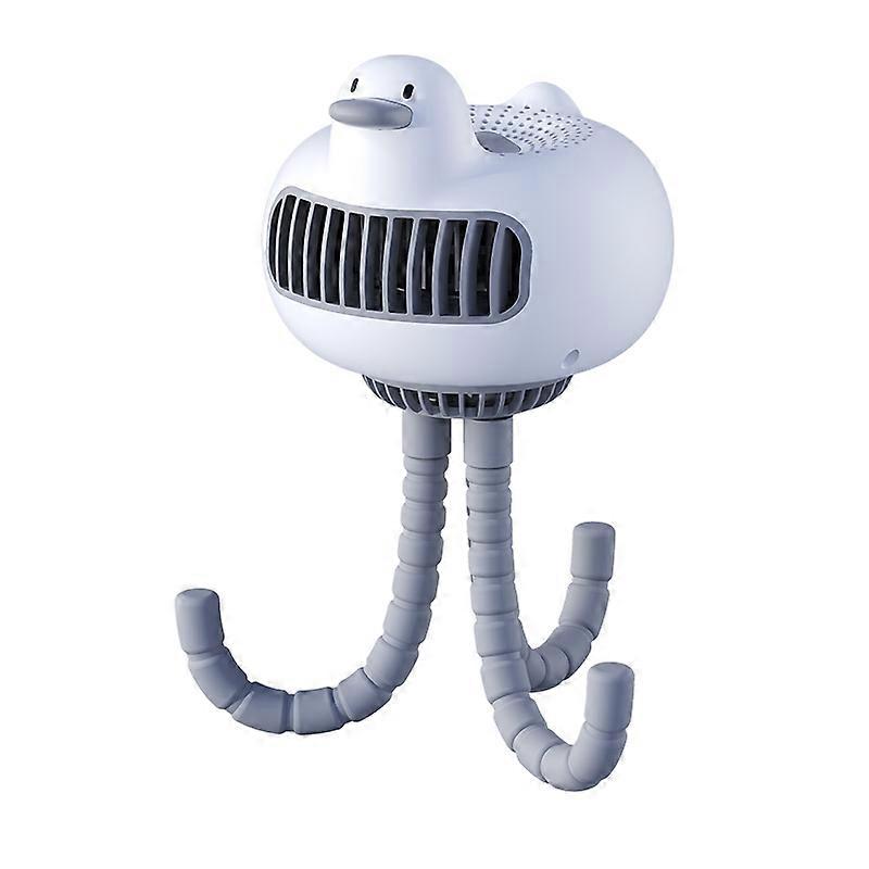 WT-E20 Stroller Fan USB Mute Portable Octopus High Air Volume Mini Fan, Style: