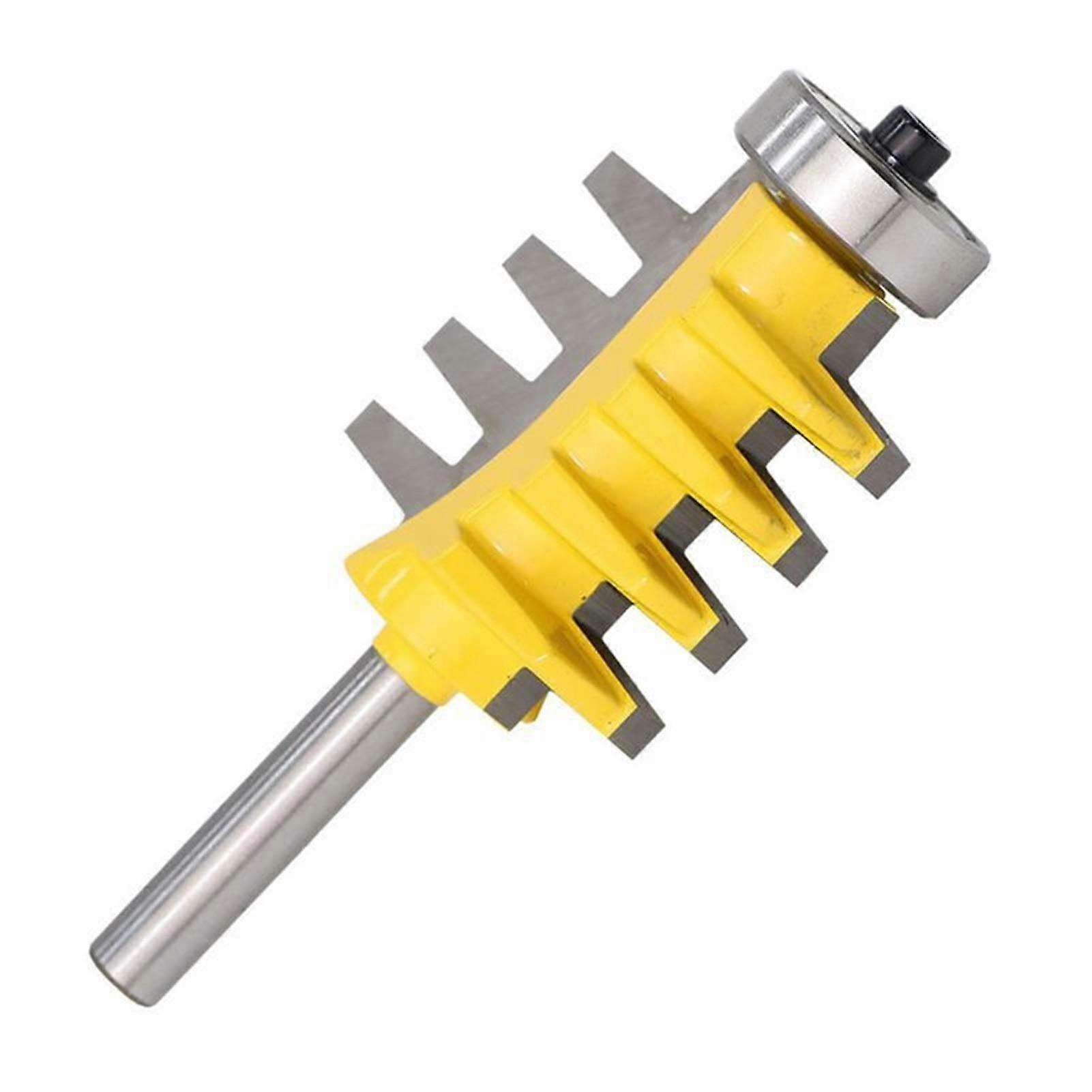 8mm Shank Router Drill Bit - Taper Tenon Woodworking Cutter for Finger Joint Projects