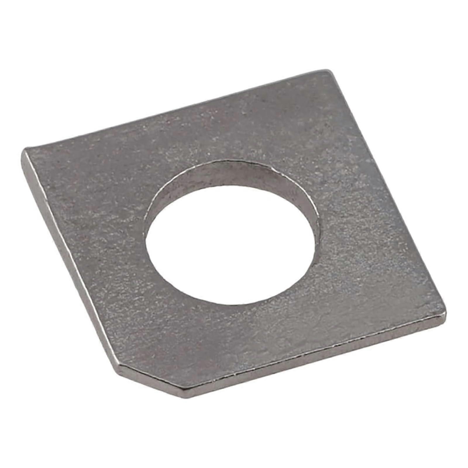 Flat washers Square Bevel Washers Stainless Steel Square Oblique Flat Gasket M6 M30 Missing Angle Flat Washer Fender Washer Very Stable