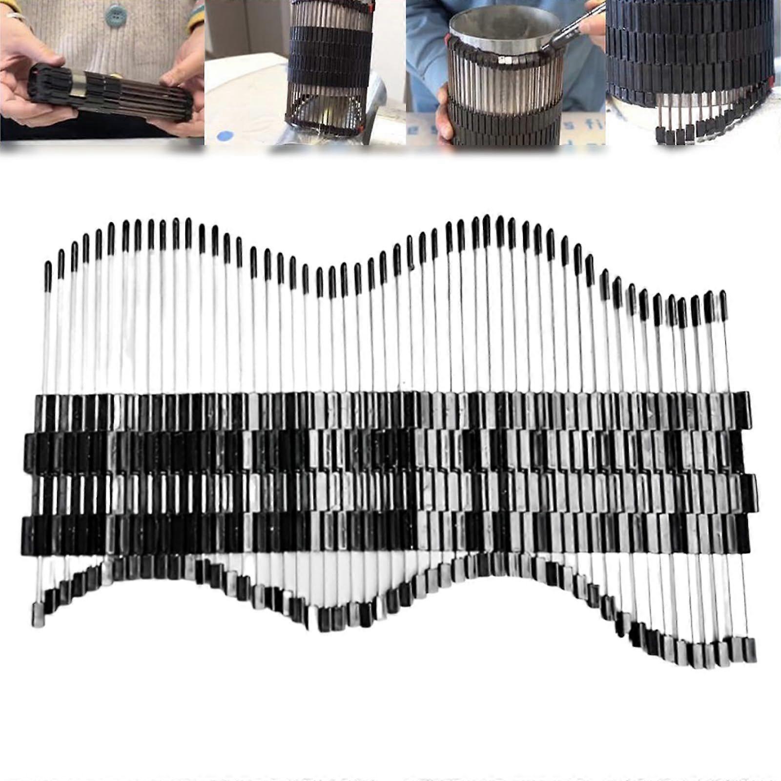 Multi-Angle Pipe Profiler Tool Universal Contour Gauge, Adjustable Shape Collector Multi-Surface Outline Tube Coping Template