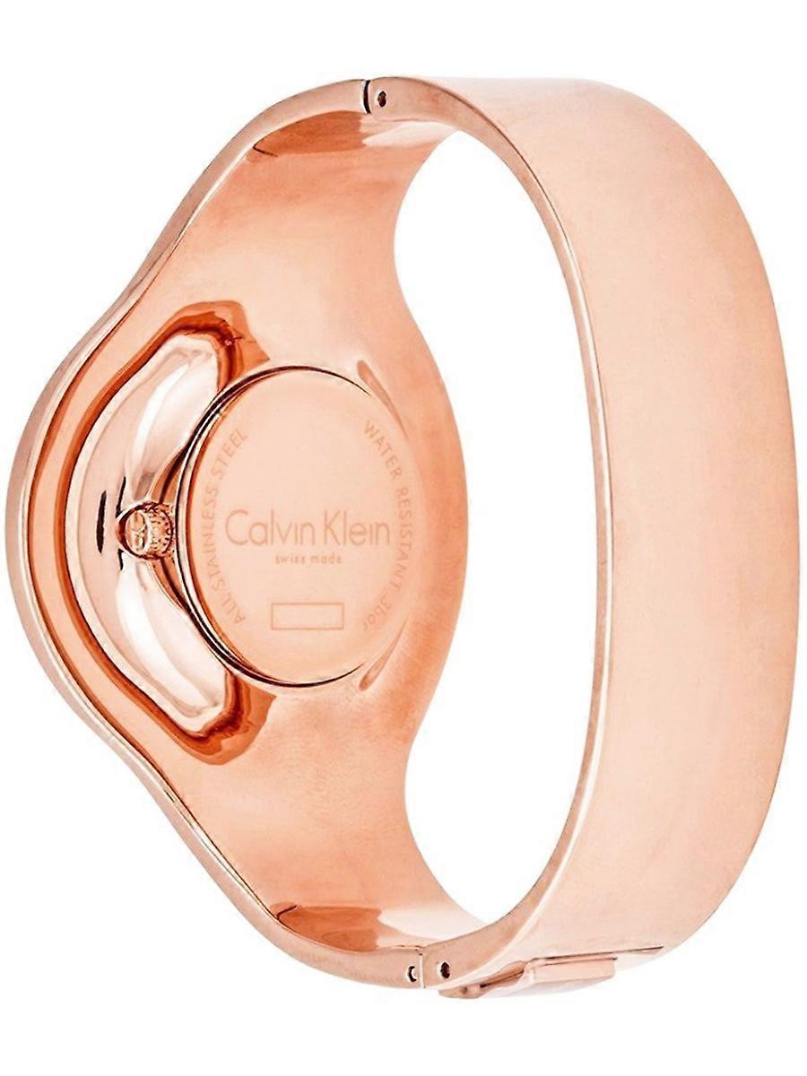 Reloj Calvin Klein de acero inoxidable en oro rosa K8C2S616 para