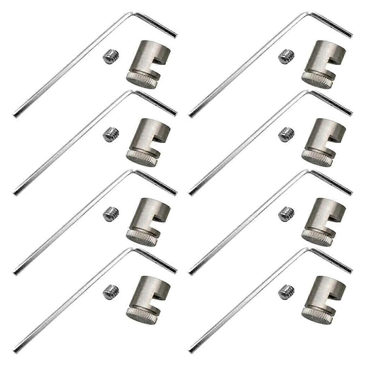 8 Packs Thumb Stud Fit for Buck 110 Folding Knife, Universal Replacement Thumb Button for Folding Hunting Knives Blade