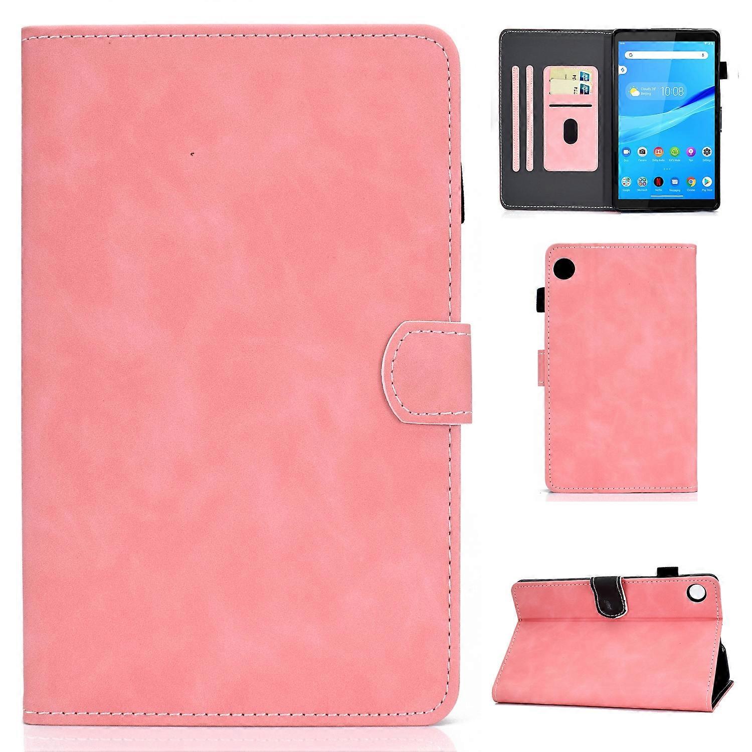 For Lenovo Tab M10 3rd Gen Stitching Cowhide Texture Smart Leather Tablet Case