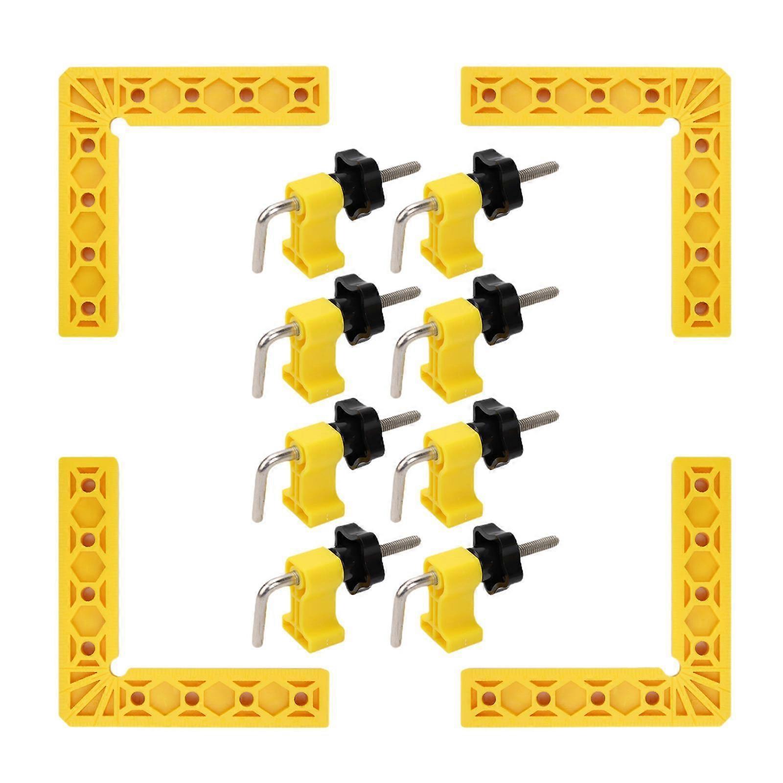 4Pcs 90 Degree Right Angle Clamp Right Angle Square Fixture Two Scale Type Solid