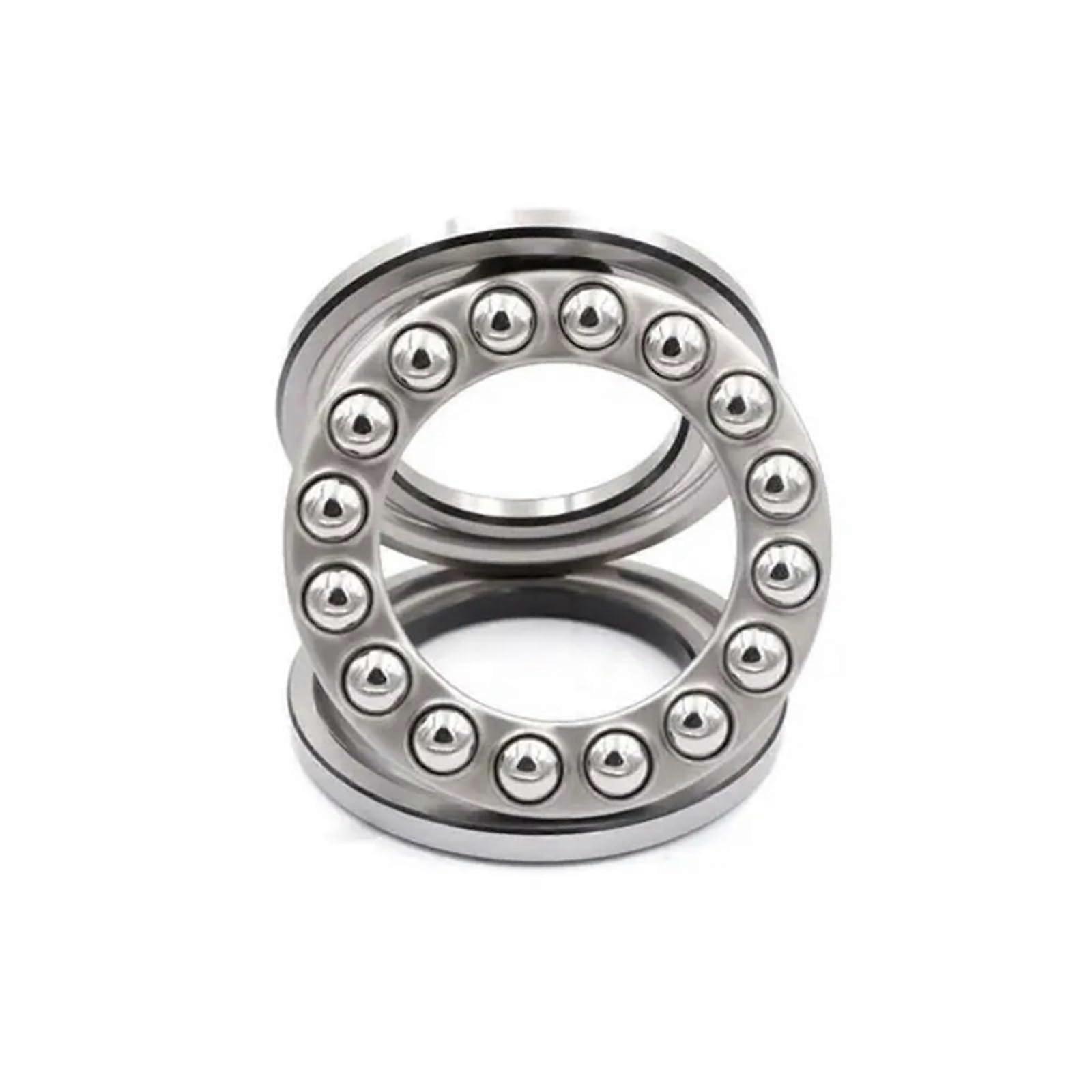 3-in-1 Plane Axial Thrust Ball Bearings 51200 51202 51203 10x26x11mm Steel High Load Capacity Compatibility