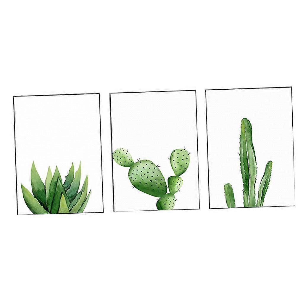 3 Panels Attractive Wall Poster Prints On Canvas,Leaves, , Machine Component