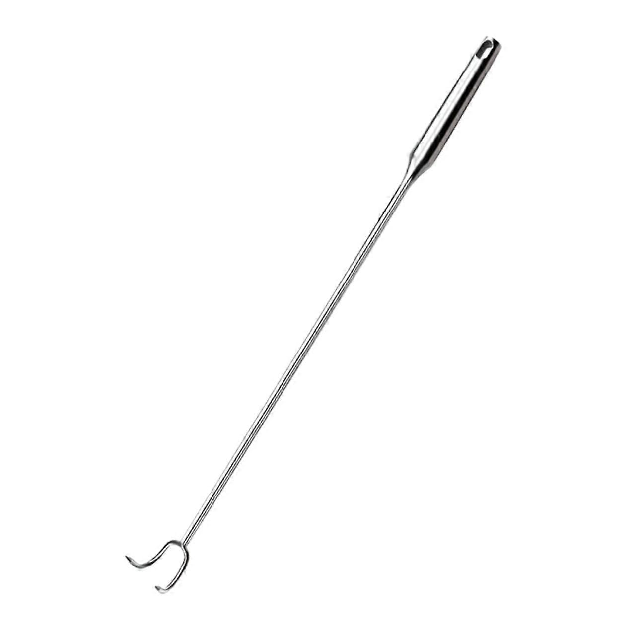 Meat Hook Professional Multifunctional Grill Hook For Pork Chicken Goose Precision Turning And Grabbing Stainless Steel BBQ
