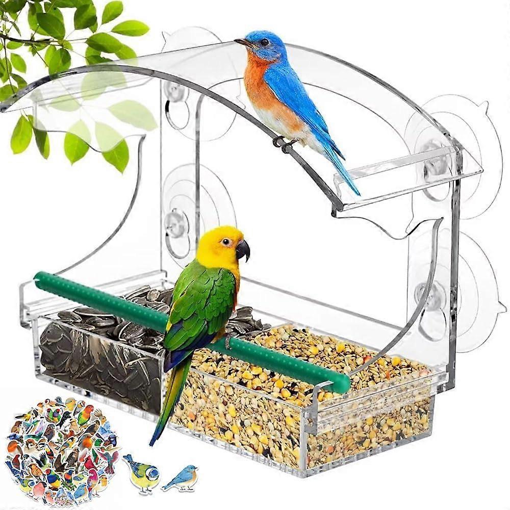Window Feeder for Birds, Window Bird Feeder Acrylic, Bird Feeder Window