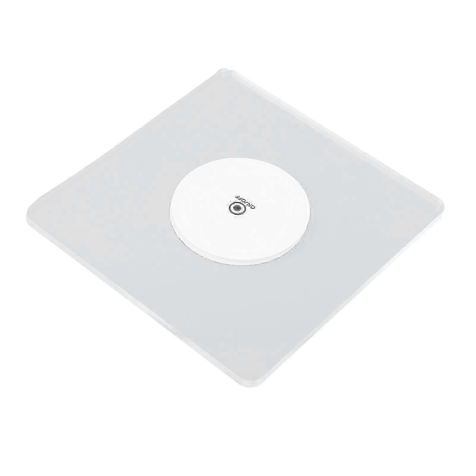 ホームバー&パーティー用の3モードカラフルLEDワインコースター - 滑り止め透明