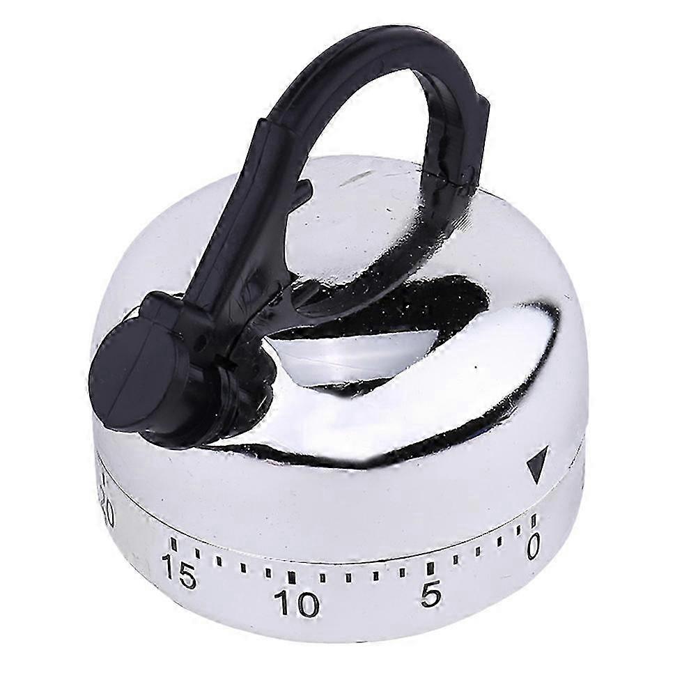 Kettle Design Mechanical Timer Kitchen Timer Household Cooking Time Manager Baking Reminder for Stud