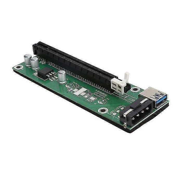 60cm/23.6in USB 3.0 PCIe Extender 1X/16X Adapter with Serial SATA Power Cable for Compatible Brands