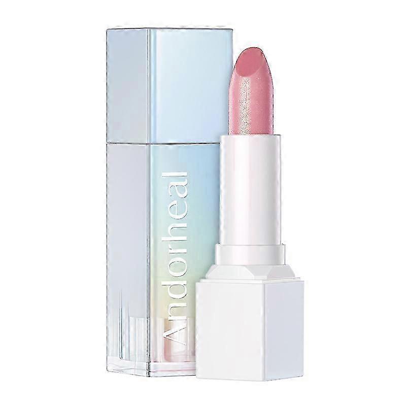 Baume à lèvres à changement de couleur de température, rouge à lèvres scintillant hydratant, rouge à lèvres brut à lèvres pétillant crème, rouge à lèvres imperméable à l’eau et non collant