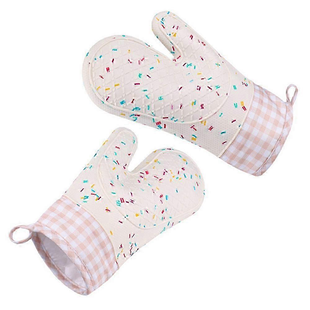 Heat Resistant Oven Gloves for Baking & Cooking - Extra Thick