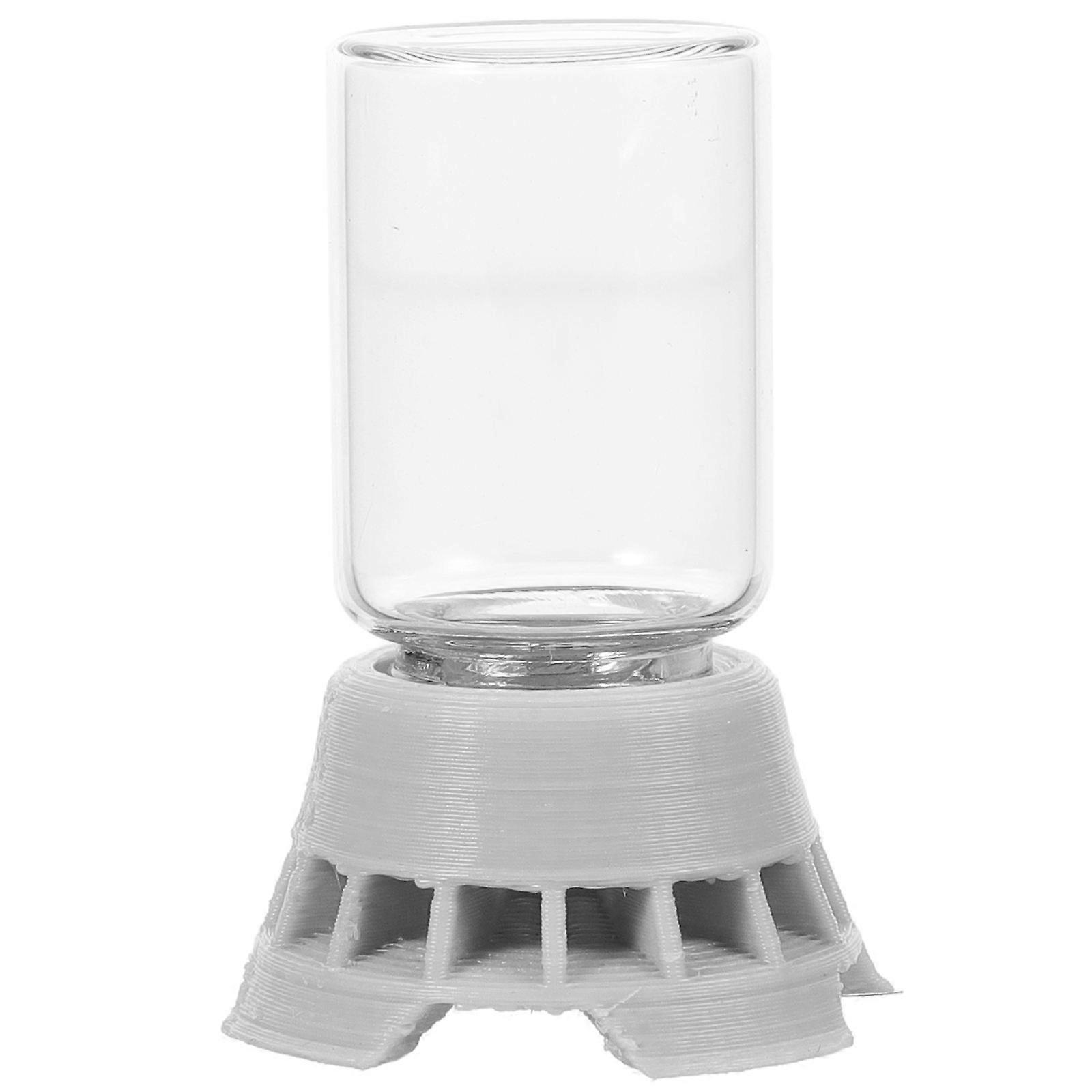 Transparent Ant Water Feeder Bowl for Small Pets, Garden Use, Easy Clean, Stable Design, Suitable for Spiders, Reptiles and Science Observation