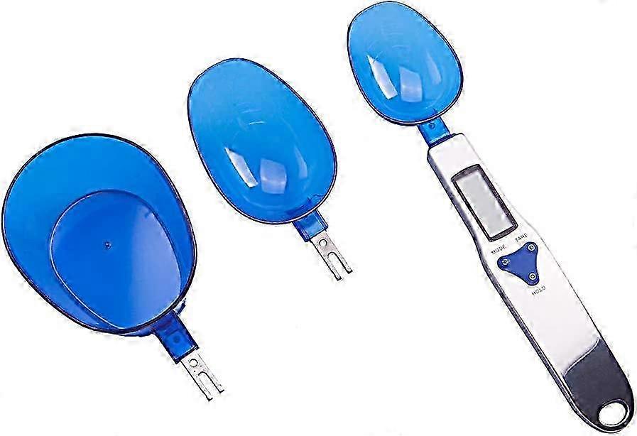 500g/0.1g Digital Scoop Scale - Stainless Steel Food Scale with LCD Display