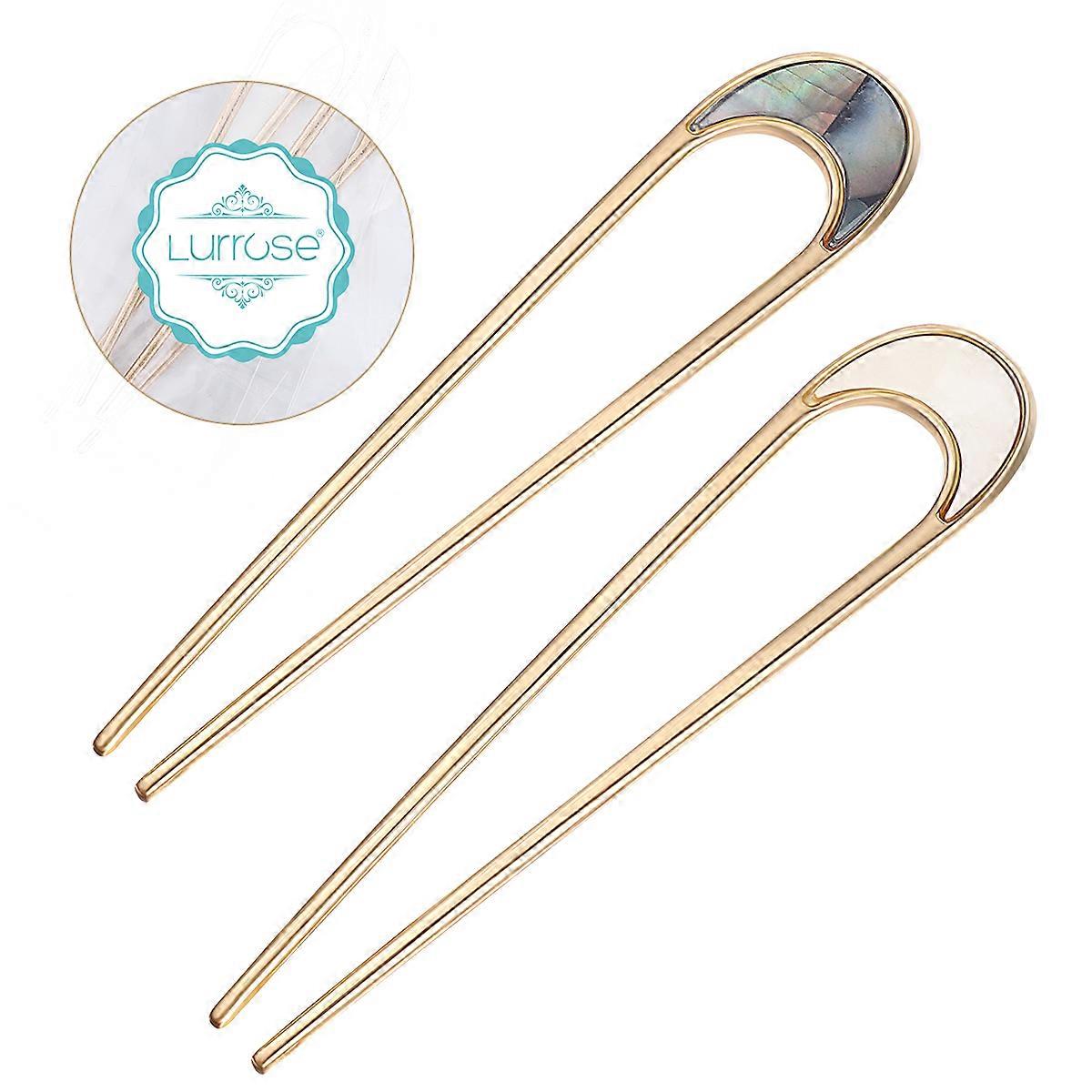 Stylish Crescent Hair Sticks, Practical Updo Hair Accessories for Daily Use