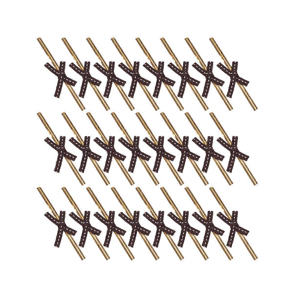 Packaging Chocolate Metal Wires Mildew-Resistant Bowknot Coffee 50Pcs