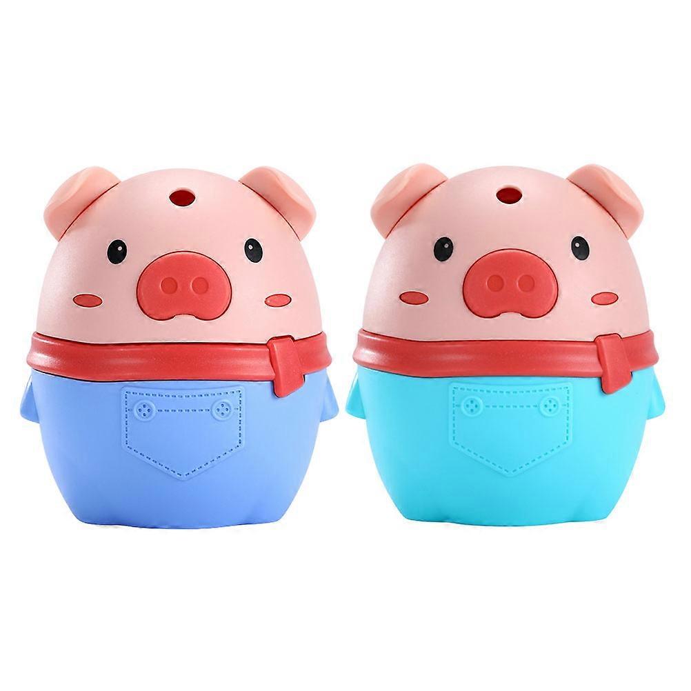 Decorative Toothpick Box Toothpick Dispenser Bucket Assorted Color Household Item Family Gathering 10X9X8CM Automatic Toothpick Dispensing 2Pack