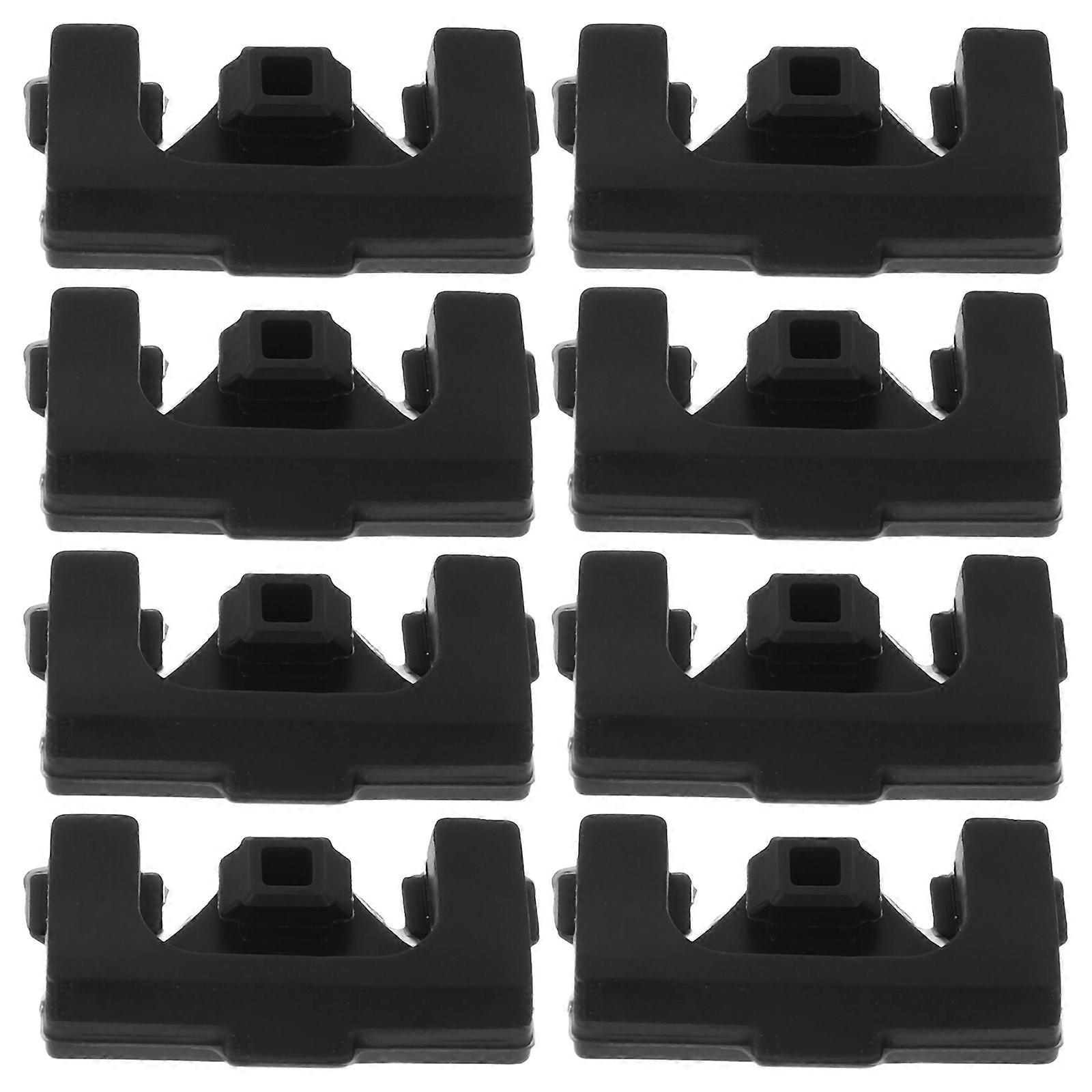 8pcs Replacement Feet for Air Fryer Tray Durable Plastic Bumper Tabs for Easy Cleaning, Space Efficient Design, Compatible with Most Air Fryer