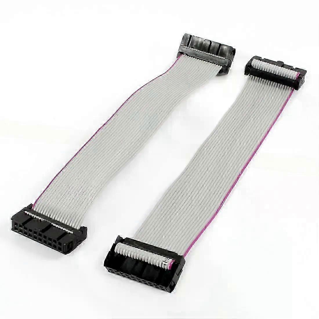 2 Pieces 254 mm Pitch 20 Pin F/F IDC Flat Ribbon Cable Connector