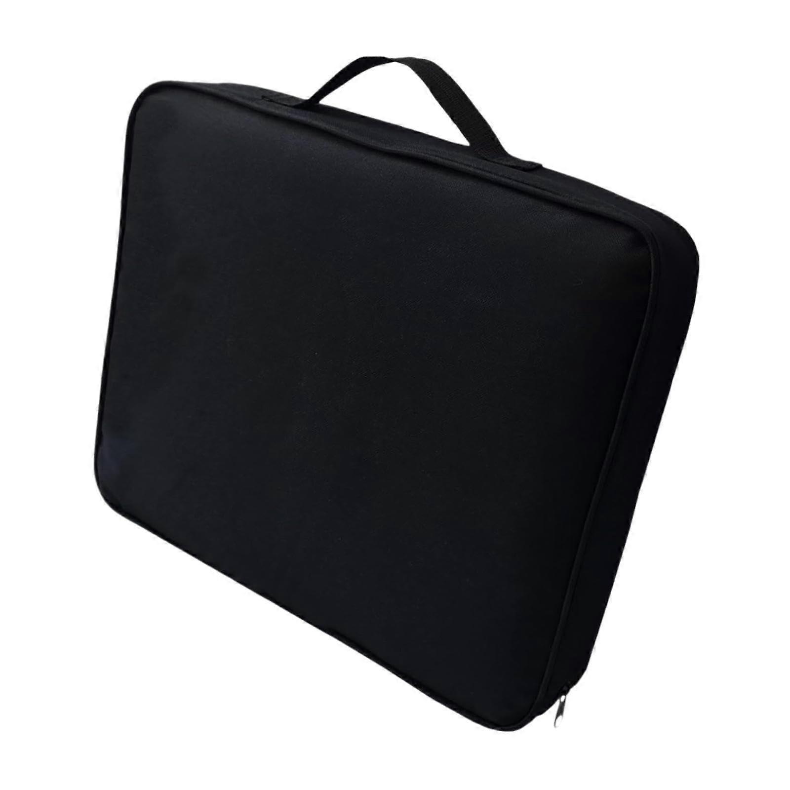 Stadium Cushion, Oxford Fabric Stadium Seating for Stands, Soft Multipurpose Camping Seat Pad, Black, Ideal for Hiking, Parks, Beaches