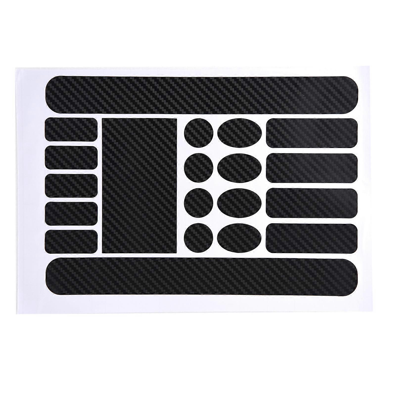 Bicycle Frame and Chainstay Protection Sticker Kit, Carbon Sticker (3D Texture)