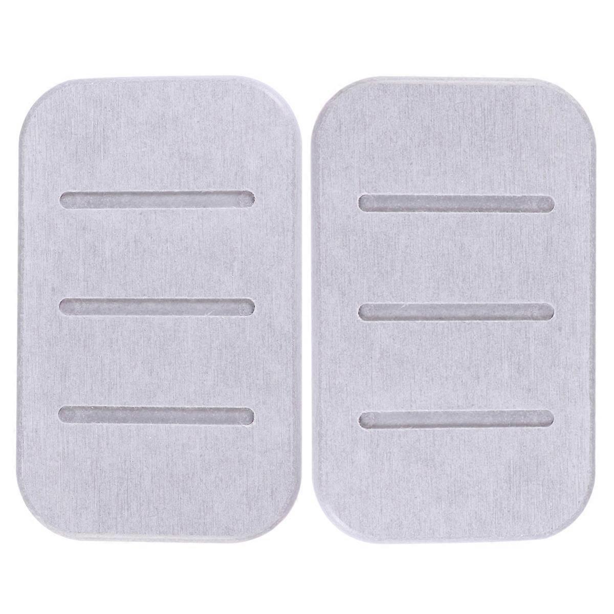 Diatomite Bathroom Tray Non-Slip Soap Saver Rectangular Shape 2Pcs for Kitchen