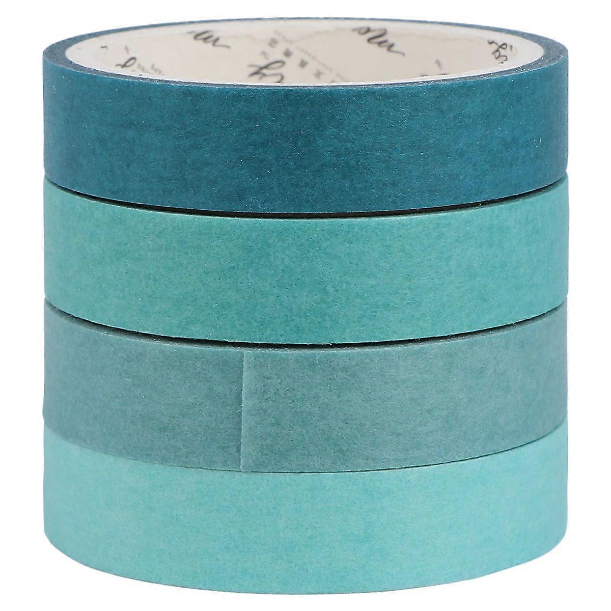 Tape for Scrapbooking Diy Decorative Washi Tapes Wrapping Stickers Sticky Paper Masking Tape for Scrapbook Craft Diary Random Color 8Pcs